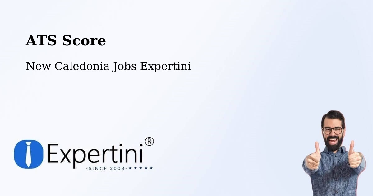 Resume ATS Score & Job Description Match Tool – Kamé - New Caledonia Jobs Expertini