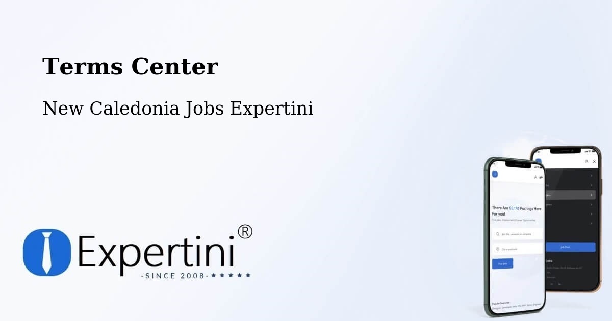 Terms of Service – Kamé - New Caledonia Jobs Expertini